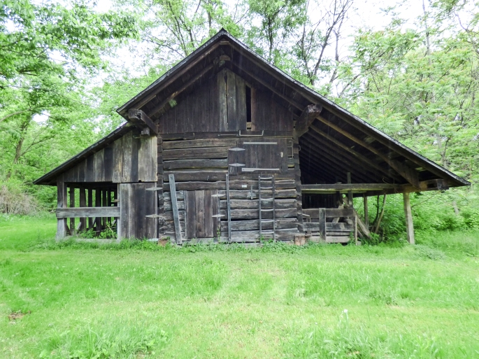 historic Appalachian log barn